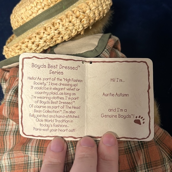 Auntie Autumn Boyds Bears Doll - Picture 6 of 7